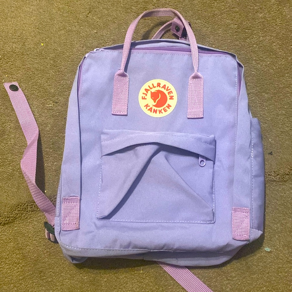 Purple Fjallraven Kanken Backpack
